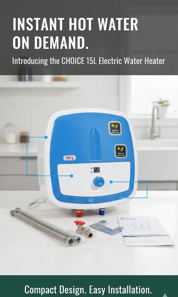 15 Liter Semi Instant Geyser
