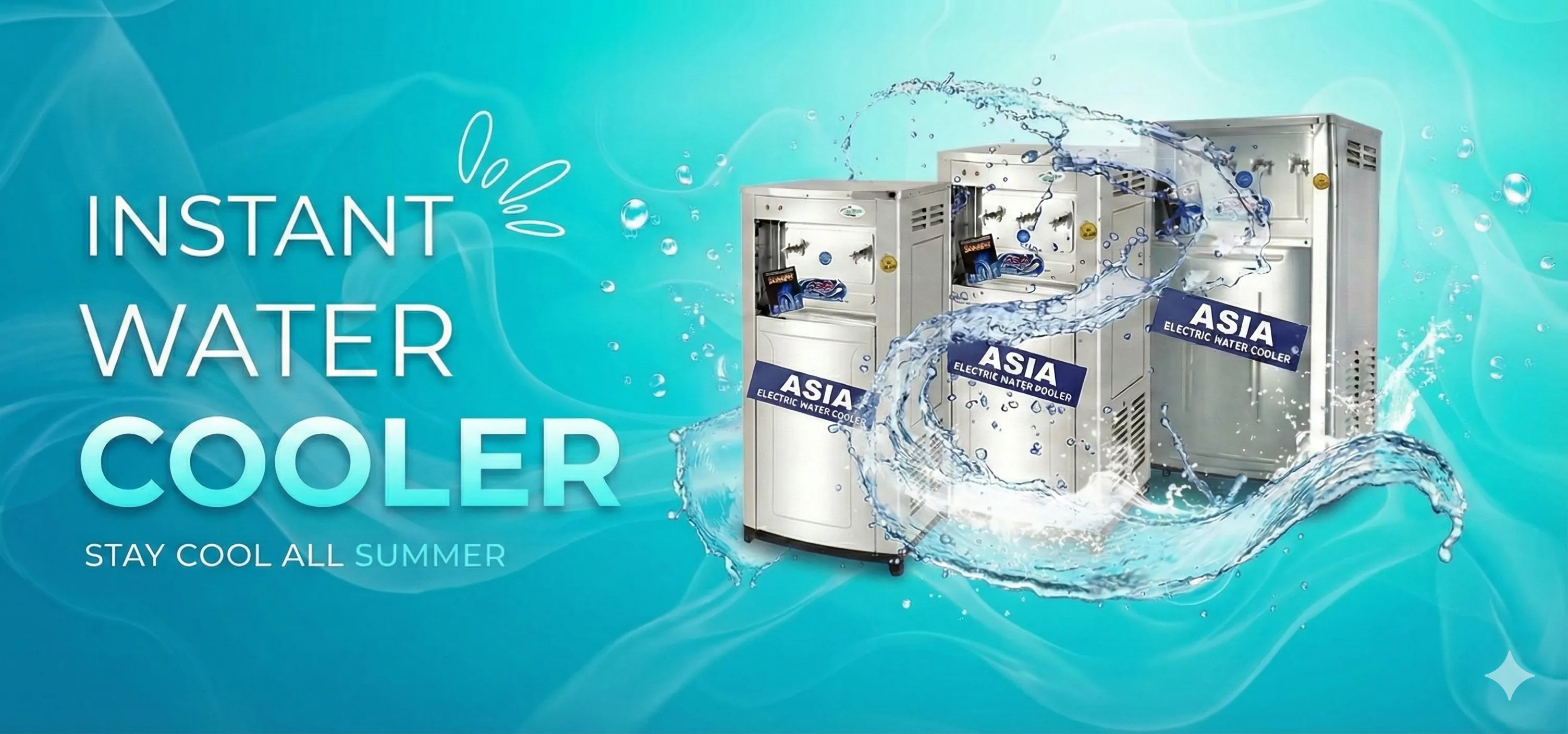 <b>ASIA <br />ELECTRIC WATER COOLER</b>