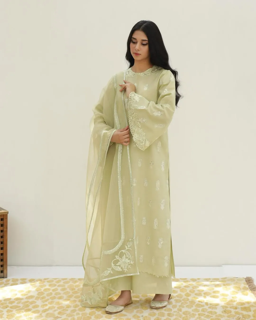Baad-e-Saba  | 3 PIECE SITICHED SUIT