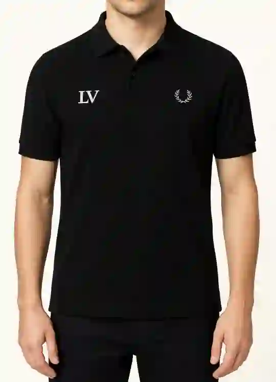 Men Polo T-Shirt Half Sleevee (Black)