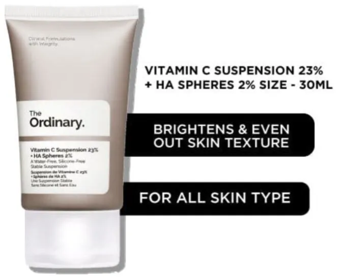 The Ordinary Vitamin C Suspension 23% + HA Spheres 2% Size -