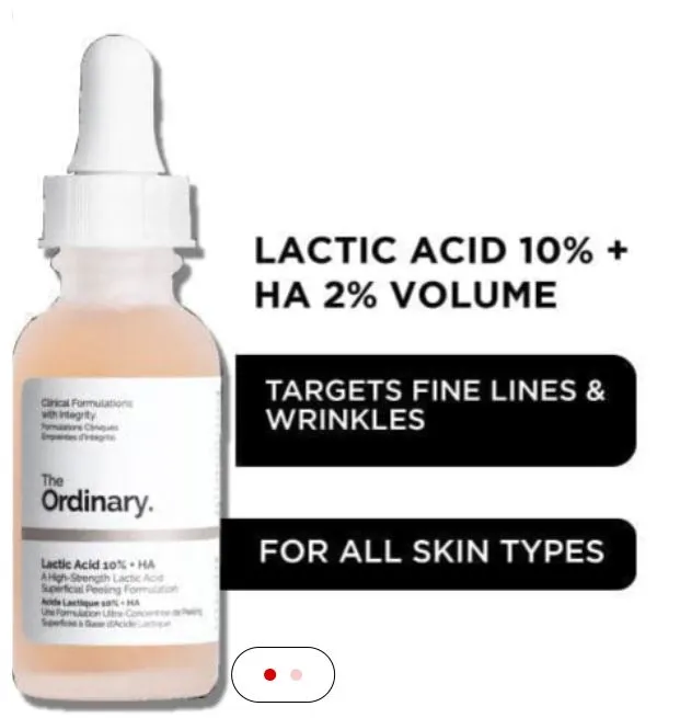 THE ORDINARY Lactic Acid 10% + HA