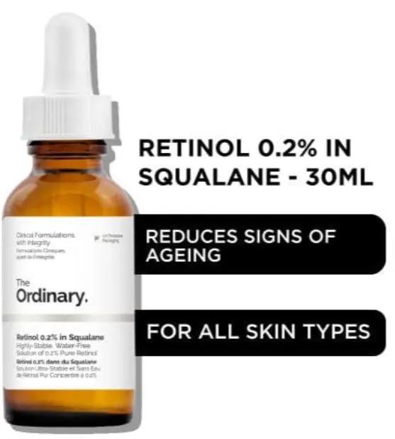 The Ordinary Retinol 0.2% In Squalane – 30ml