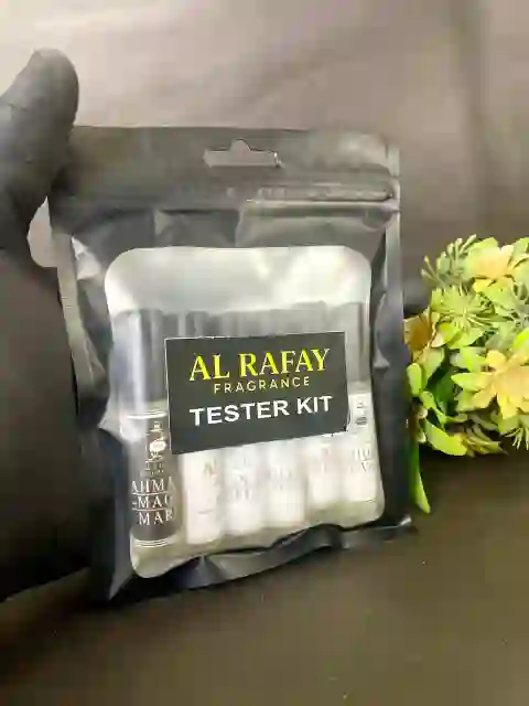 Al Rafay Fragrance 💫 According To 5ML Tester Kit 
6 Different provide Tester Best Fragrance(
 place a test order first and then place a perfume order📥)
