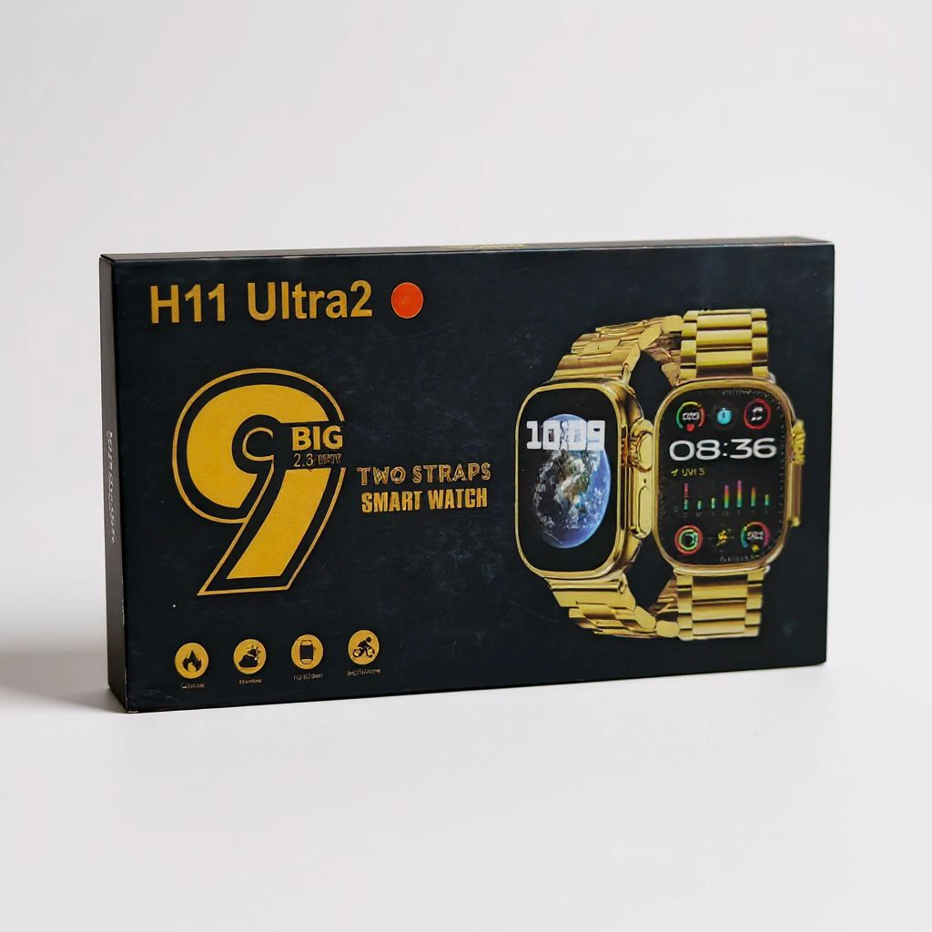 H11 Ultra 2 Gold Smart Watch | 2-Step Function | Bluetooth Calling | Fitness & Health Tracker

💰 Price: Rs. 3,000
🏪 Sold by: Tech by Hadi