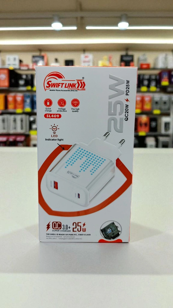 ⚡ Android Swift Link PD Fast Charger (25W + QC 20W) ⚡
Fastest dual-mode charging — only at Tech by Hadi!
