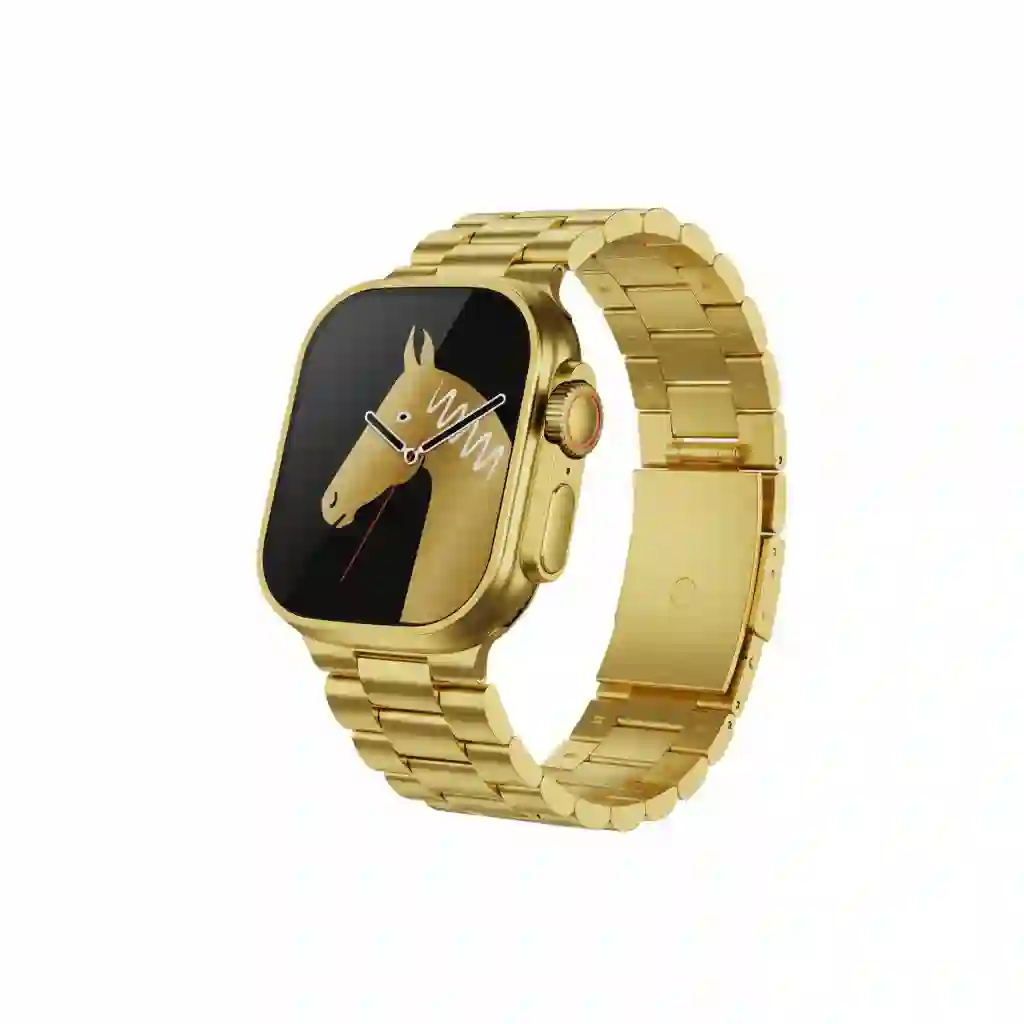 Crown Ultra 3 Gold Smart Watch | 2-Step Function | Bluetooth Calling | Premium Fitness Tracker

💰 Price: Rs. 3,100
🏪 Sold by: Tech by Hadi