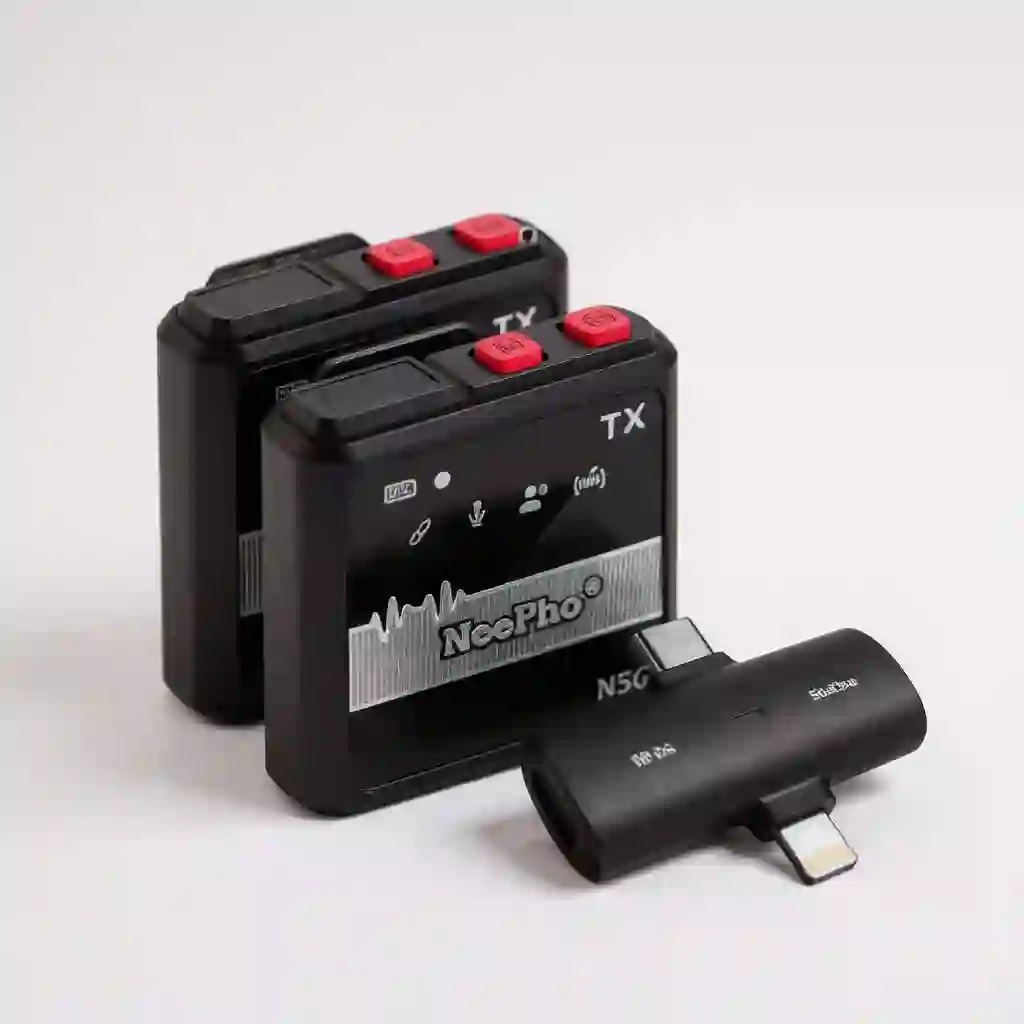 NP-56 Wireless Microphone | Perfect for TikTok, YouTube & Vlogging | Dual Mic System