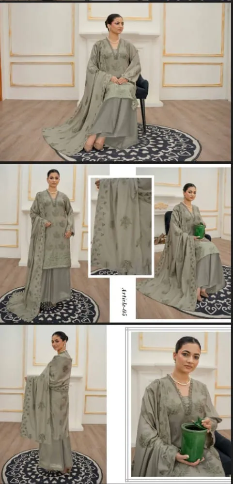 EMBROIDERED PEACH SHIRT WITH EMBROIDERED PEACH DUPATTA