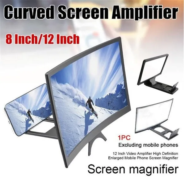 12 inch Curved Screen Magnifier for Cell Phone