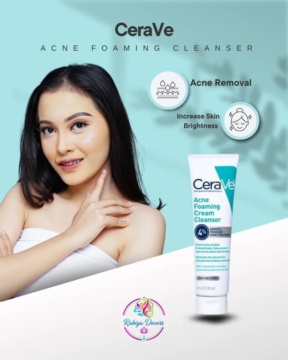CeraVe Acne Foaming Cream Cleanser