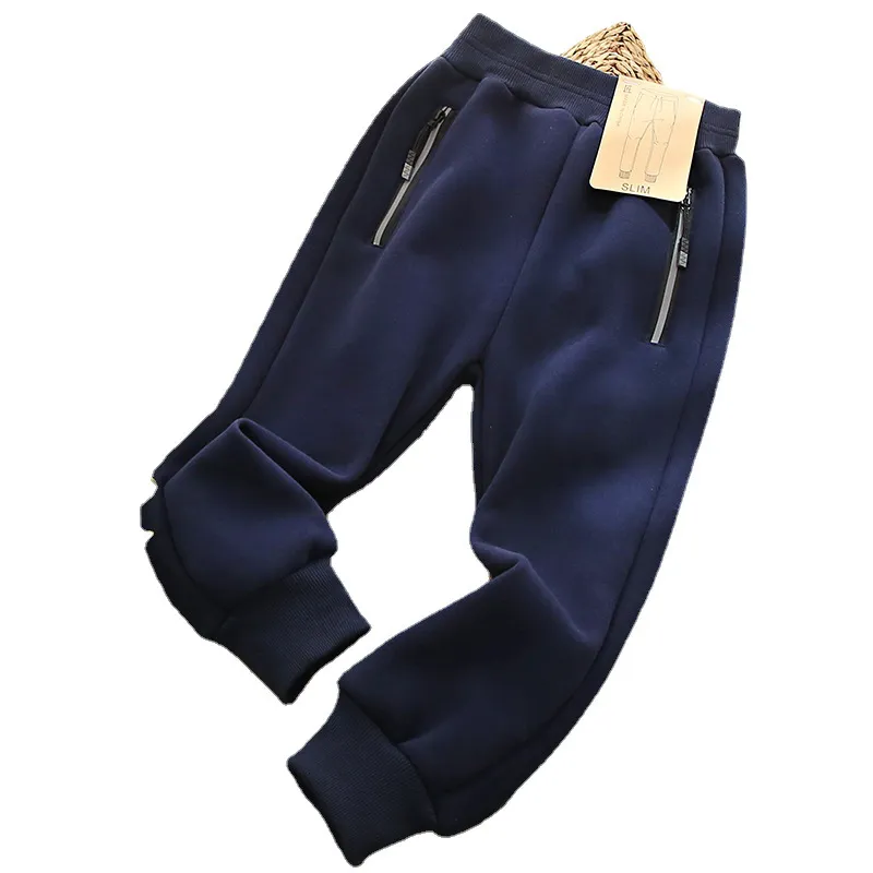 Boys Zipper velvet plants Winter