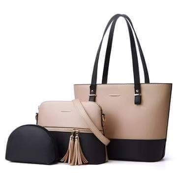 Beige and black colour combo