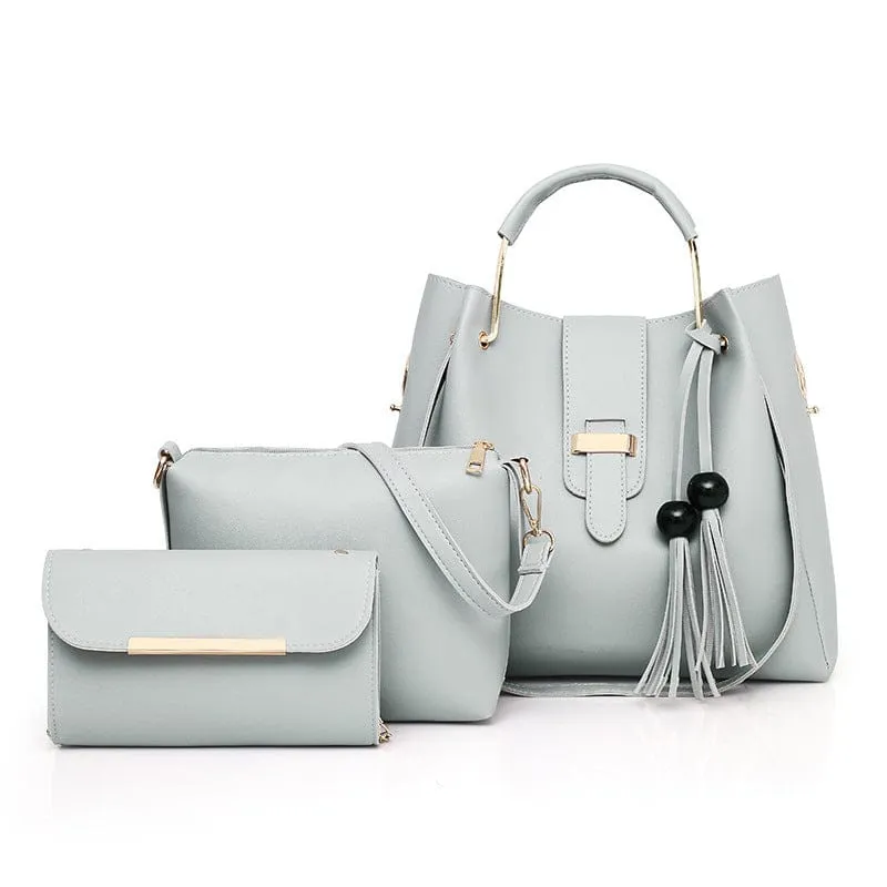 grey colour bags set