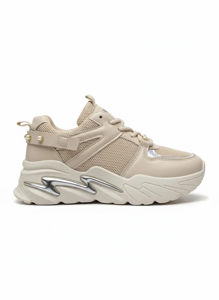 Women's "Flash" Lightning Bolt Chunky Trainer – Trendy Stree