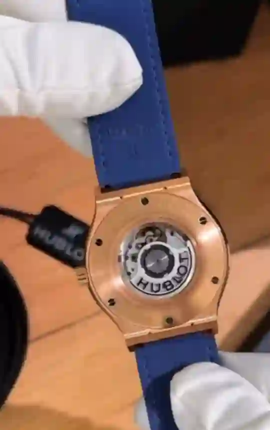 Hublot classic fusion king gold blue