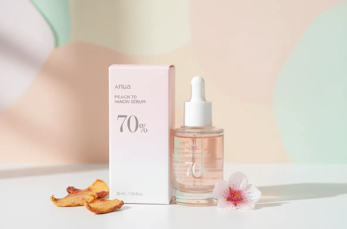 Anua Peach 70 Niacin Serum – Brightening, Hydrating Glass-Skin