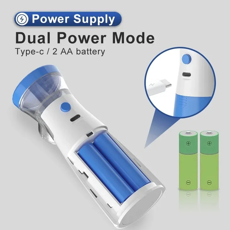 Mini Portable Silent Nebulizer Handheld Inhaler Atomizer: Me