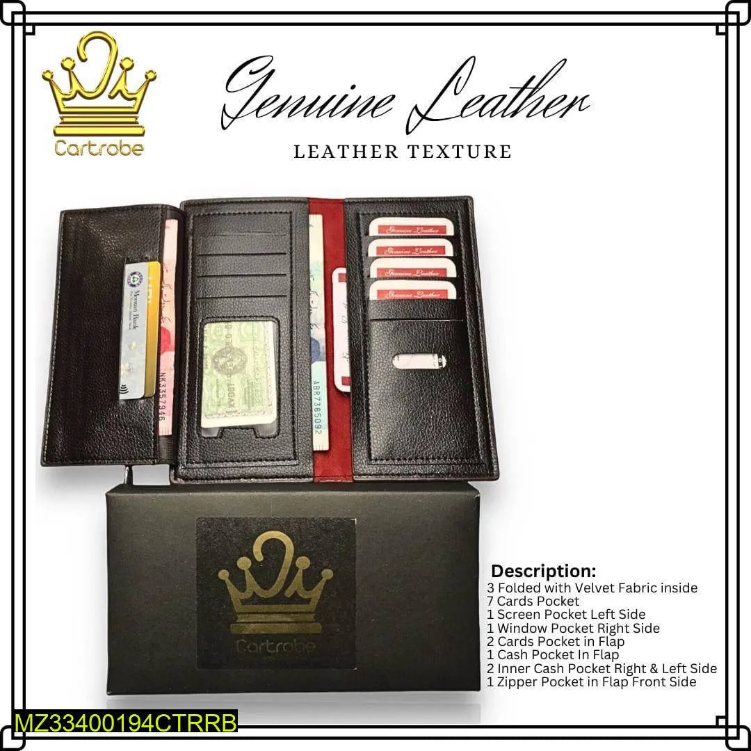 Men's leather wallet