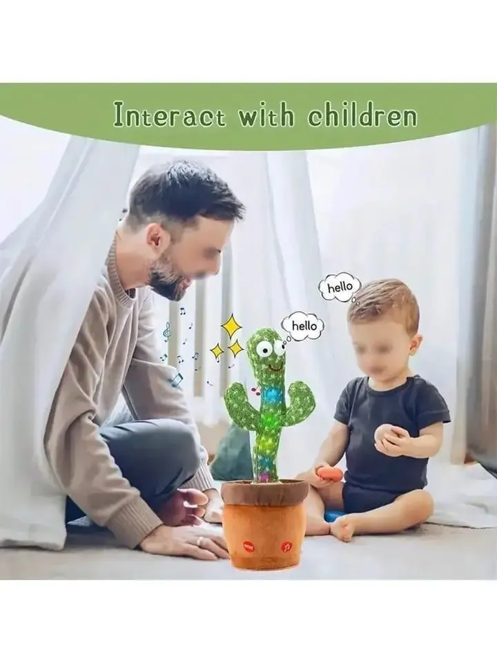 Plush dancing cactus