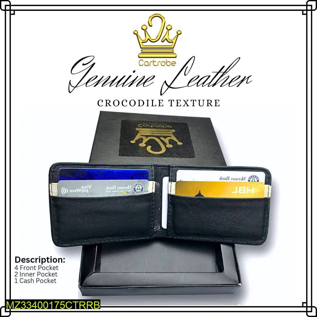 Mens premium leather wallet