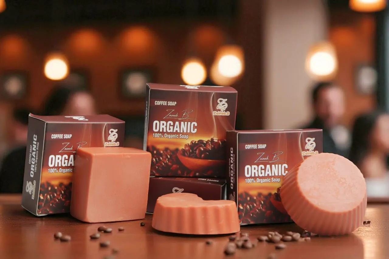 Organic Coffee Soap – 100% Natural Exfoliating & Brightening