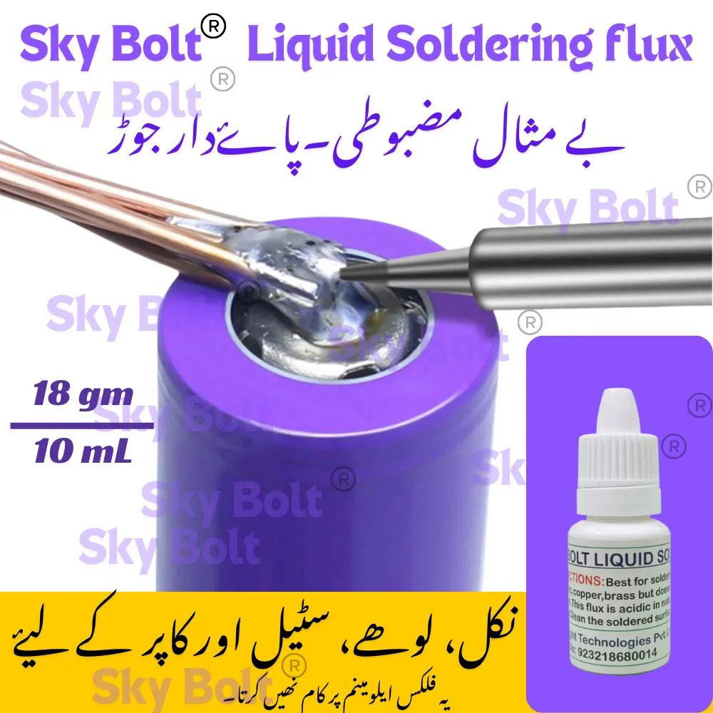 Liquid Flux For Steel And LI'ON Batteries
