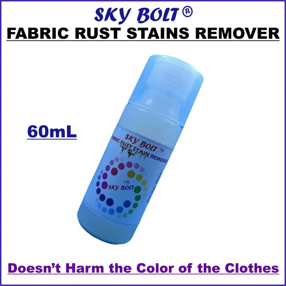 Fabric rust stain remover