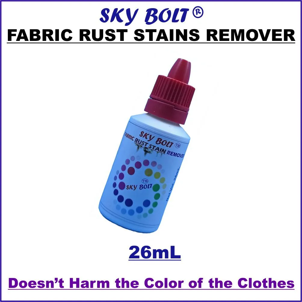 Fabric rust stain remover