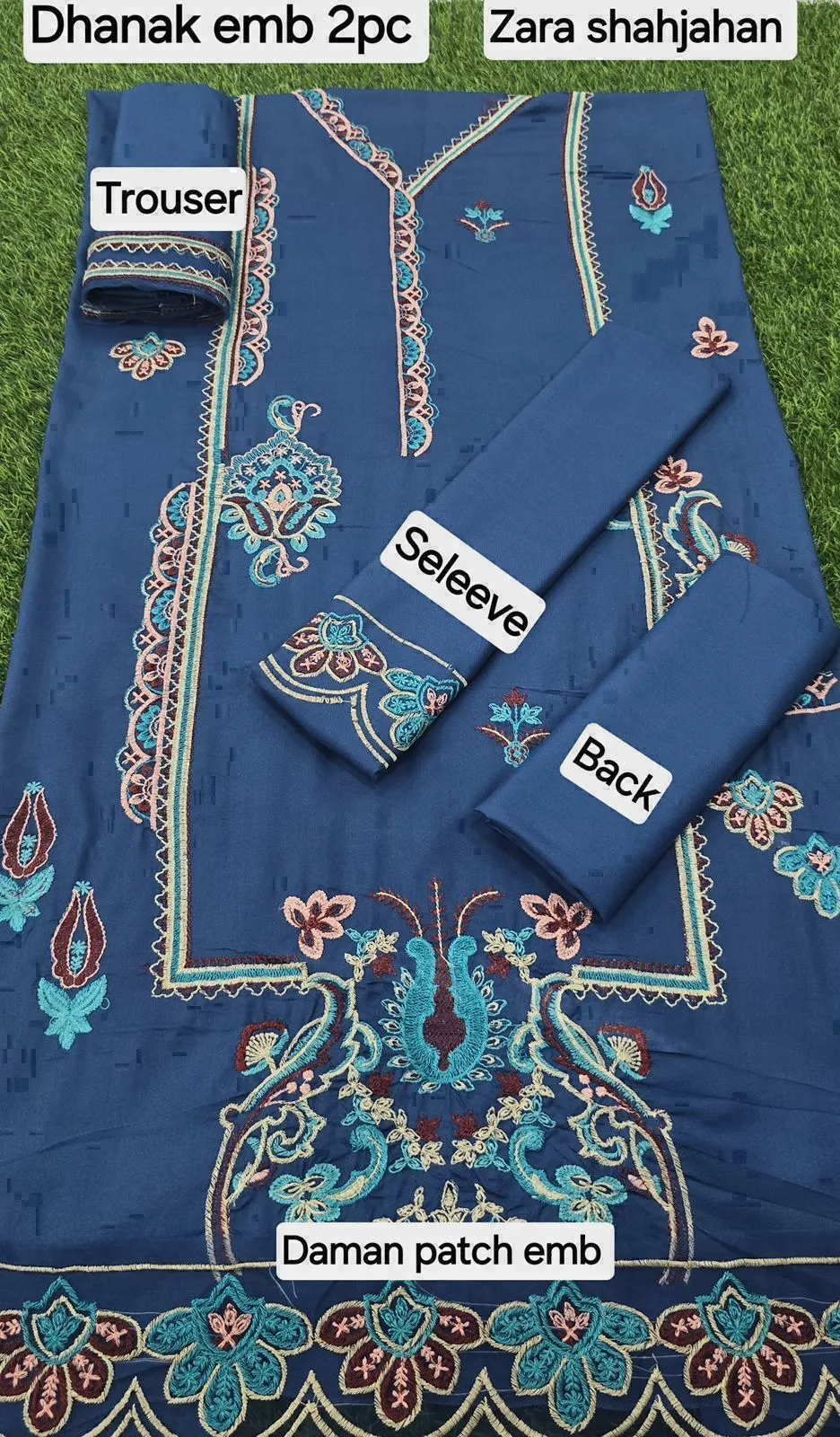 WINTER COLLECTION *BRAND:MIX FABRIC DHANAK  DHANAK EMB 2PC