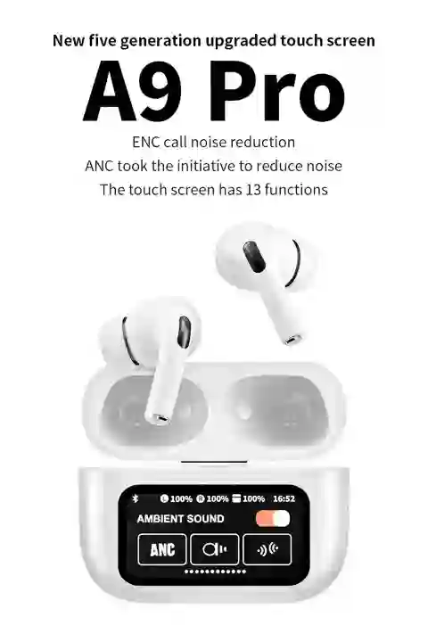 A9 Pro Touch Screen Wireless Air pods