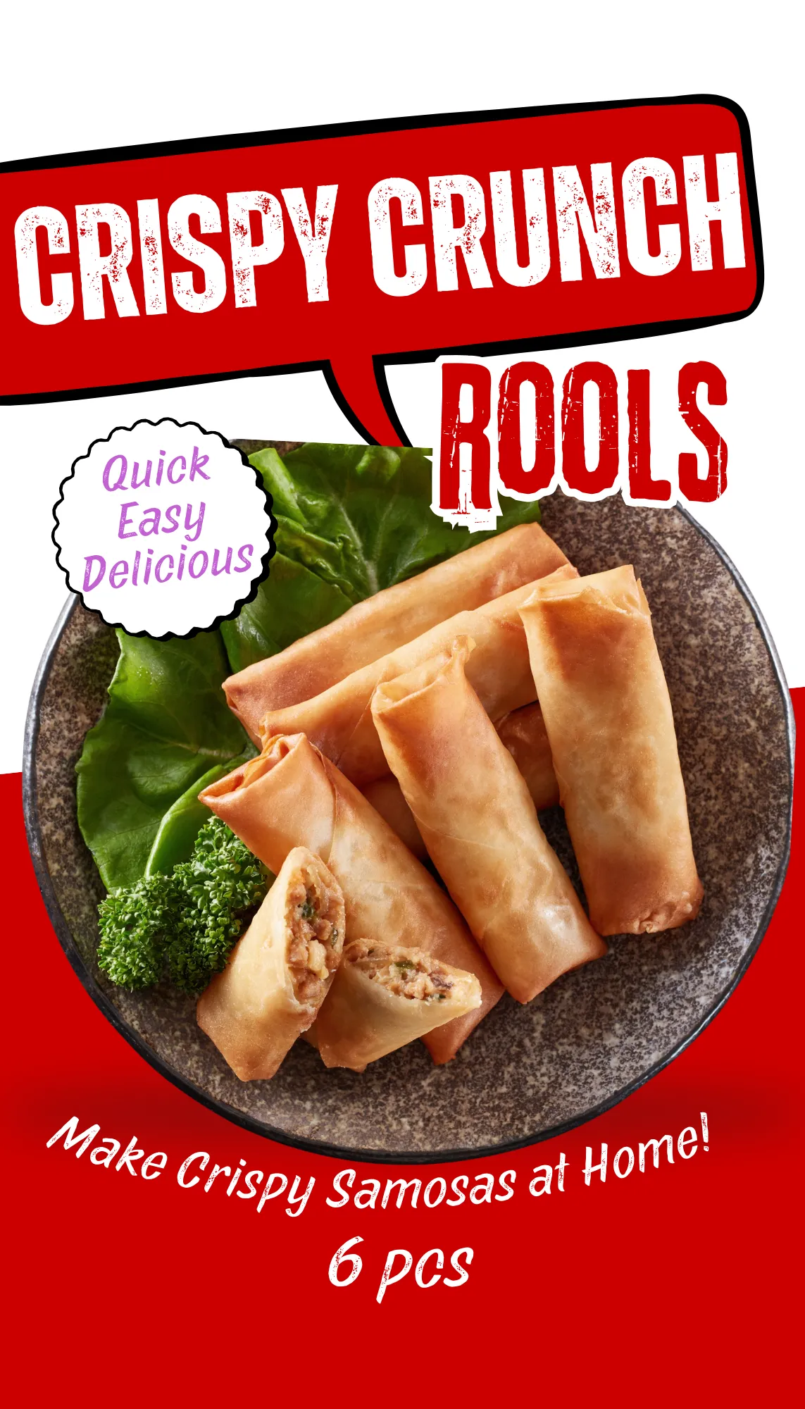 POTATO CRISPY ROLLS – 6PCS