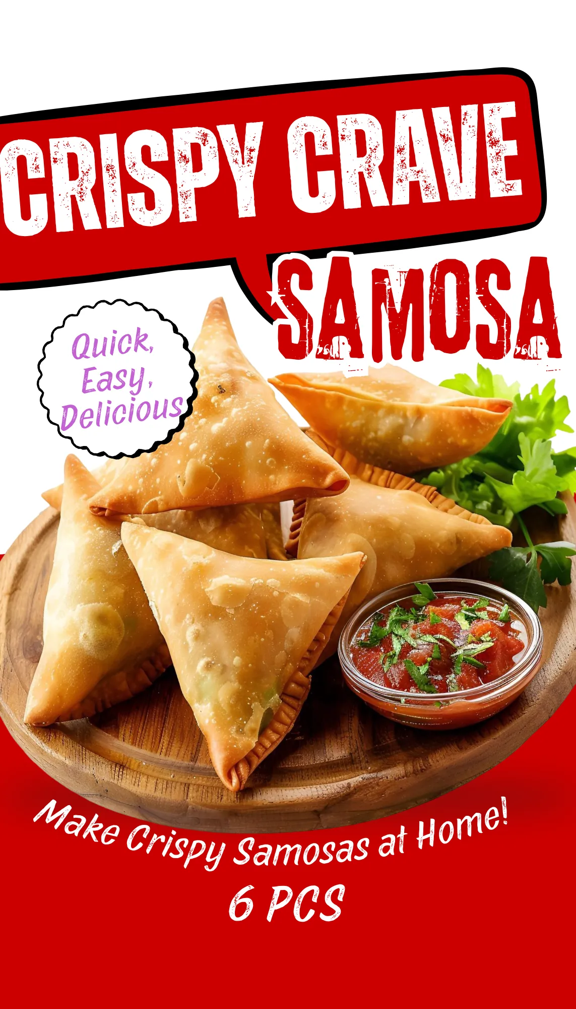 POTATO SAMOSA 6 PCS