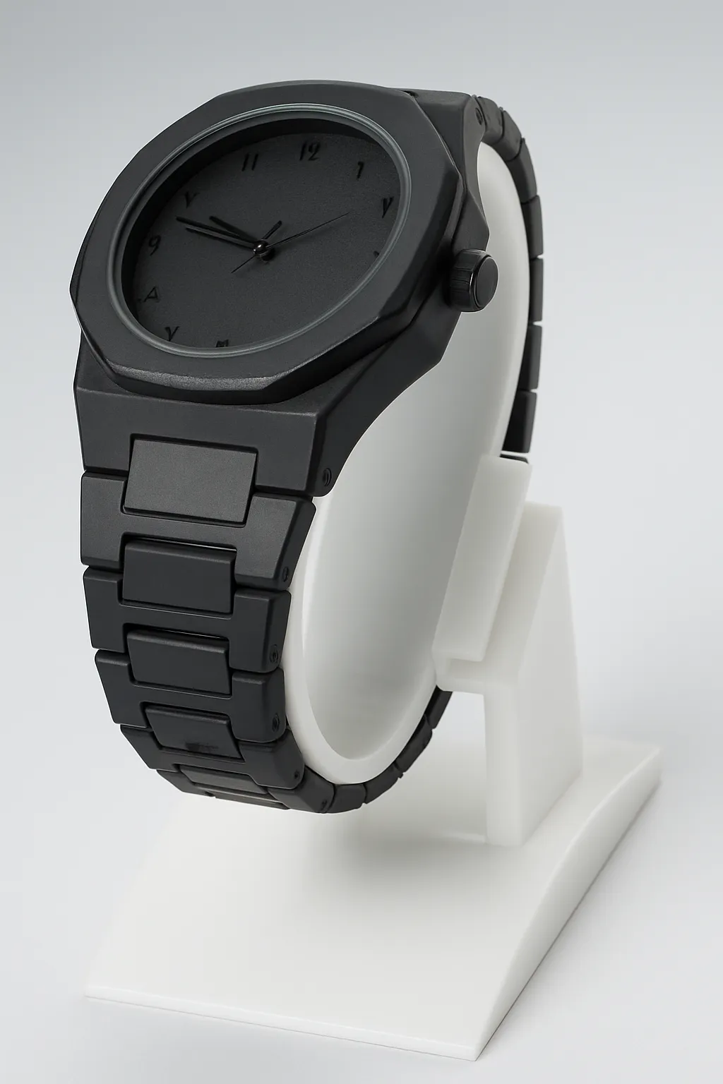 Black Arabic watch