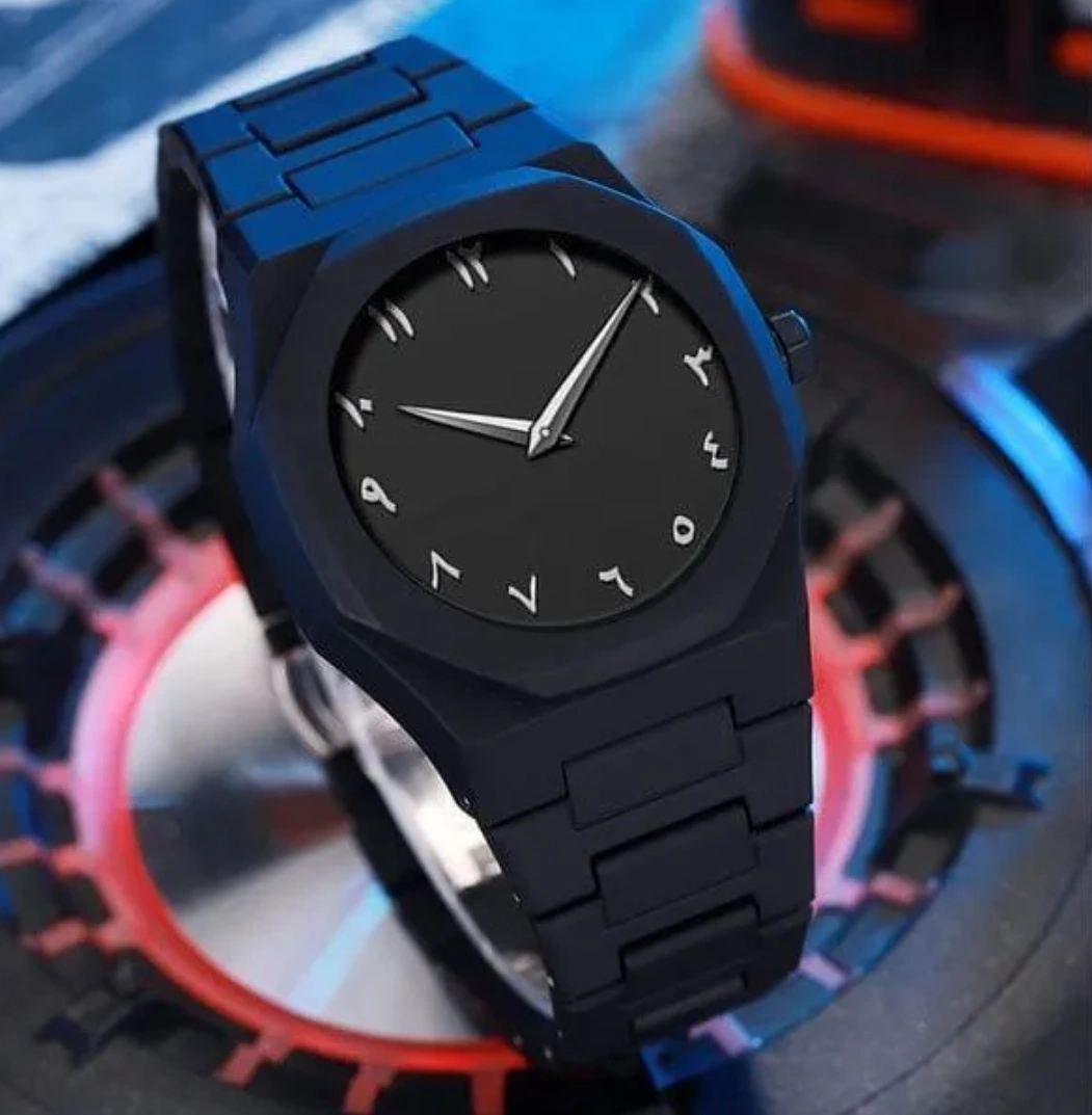 Black Arabic Aura watch