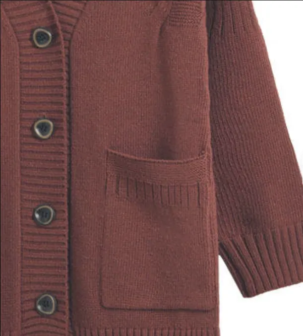 V Neck Vintage Cardigan