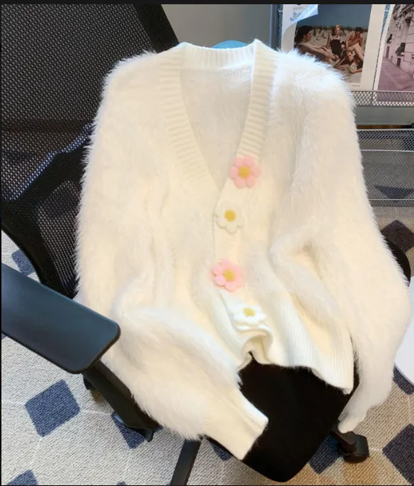 Crop length Cardigan