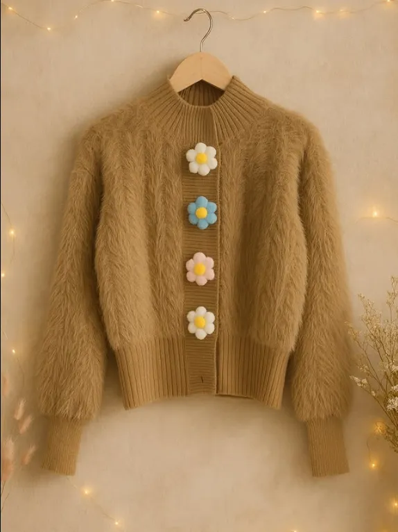 Crop length Cardigan
