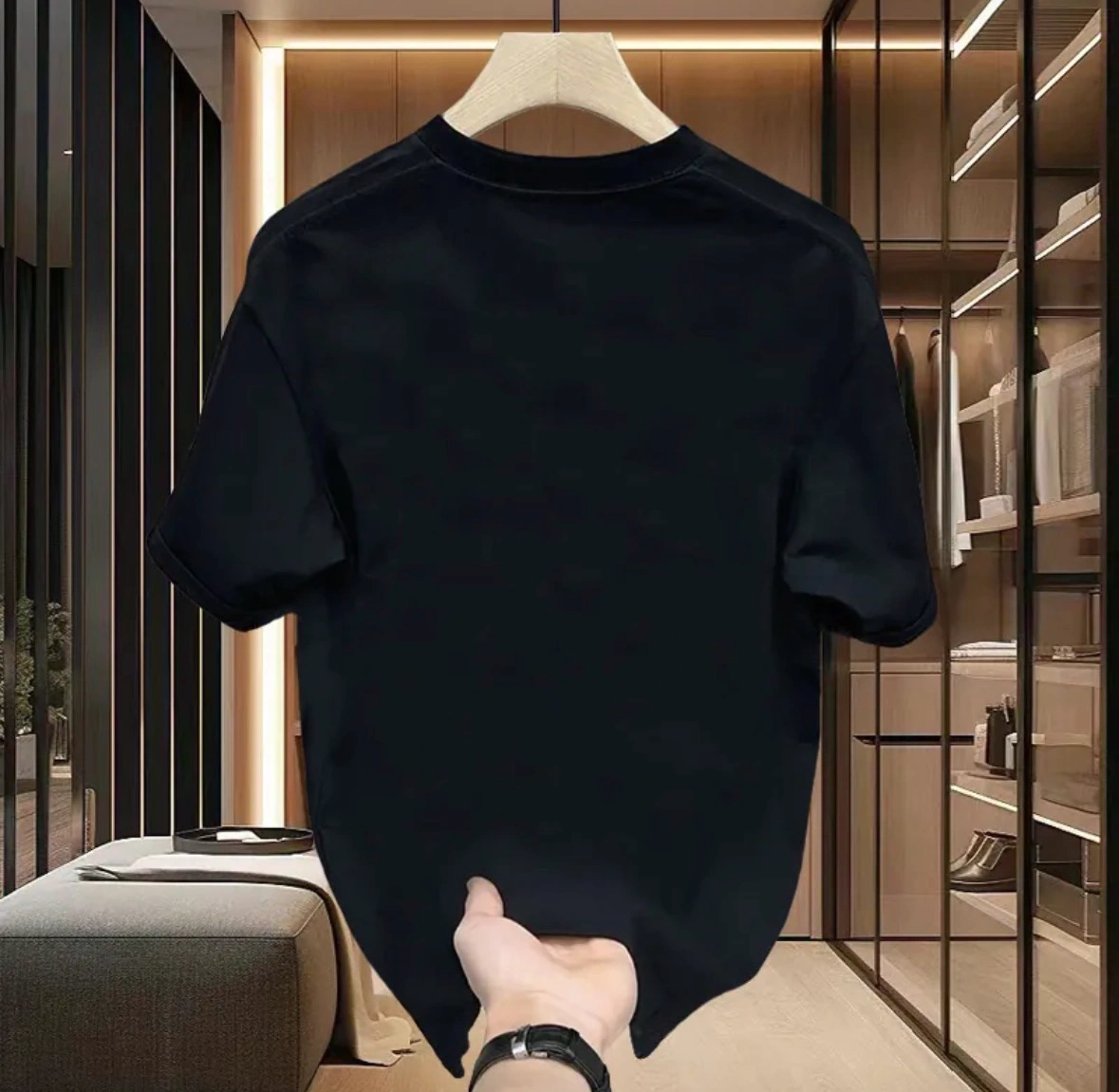 W-Cotton Half Sleeves T-Shirt