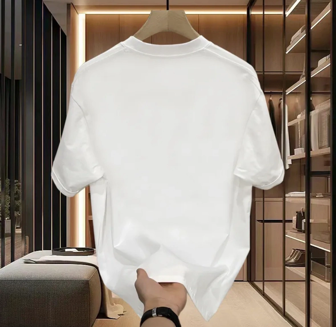 W-Cotton Half Sleeves T-Shirt