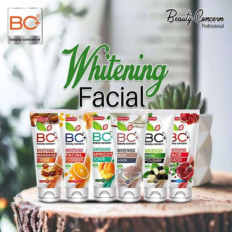 Whitening facial