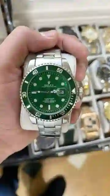 Stainless steel Rolex watch