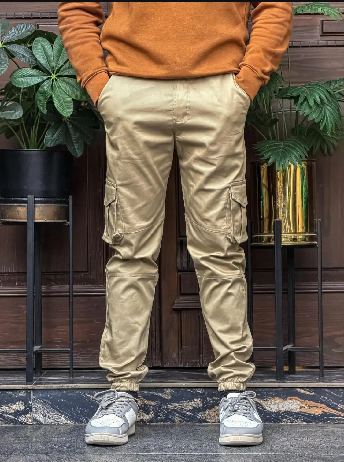 Men’s Cotton Plan Cargo Pant