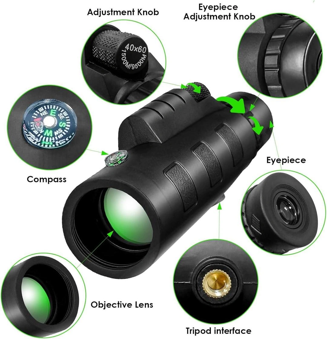 1 Pc ABS Plastic Monoculars