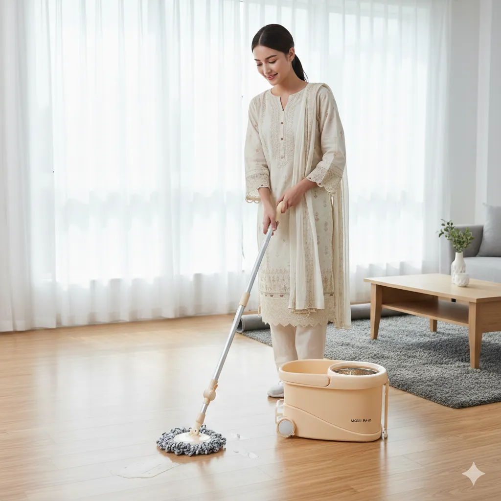Two Wheel Magic Mop