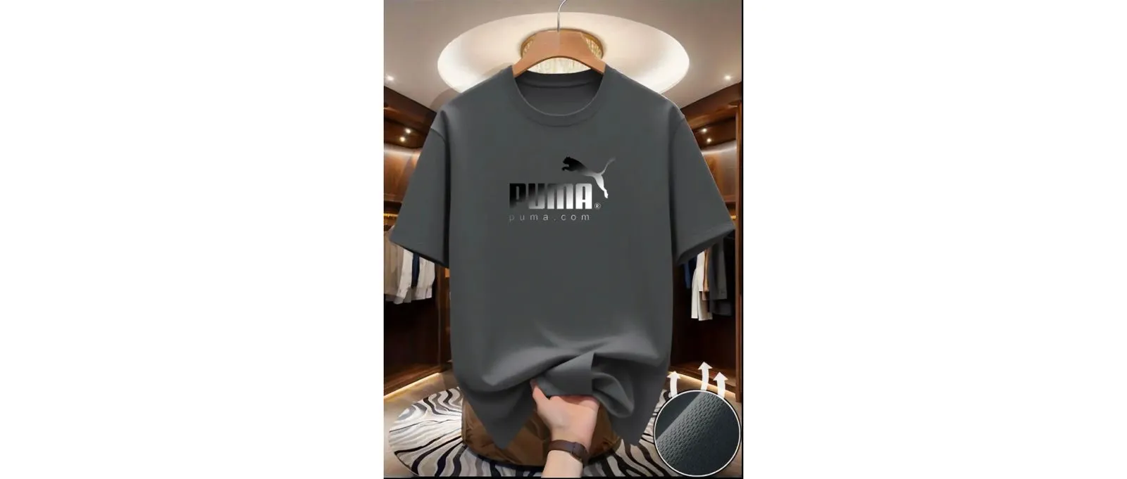 Puma Dark Charcoal Classic Tee