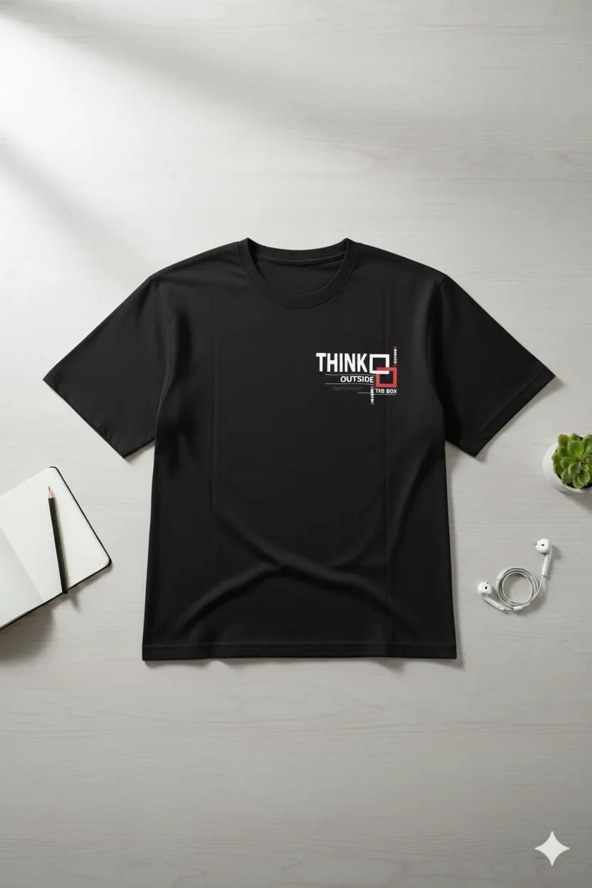 Box Black Graphic T-Shirt | Premium Streetwear Tee