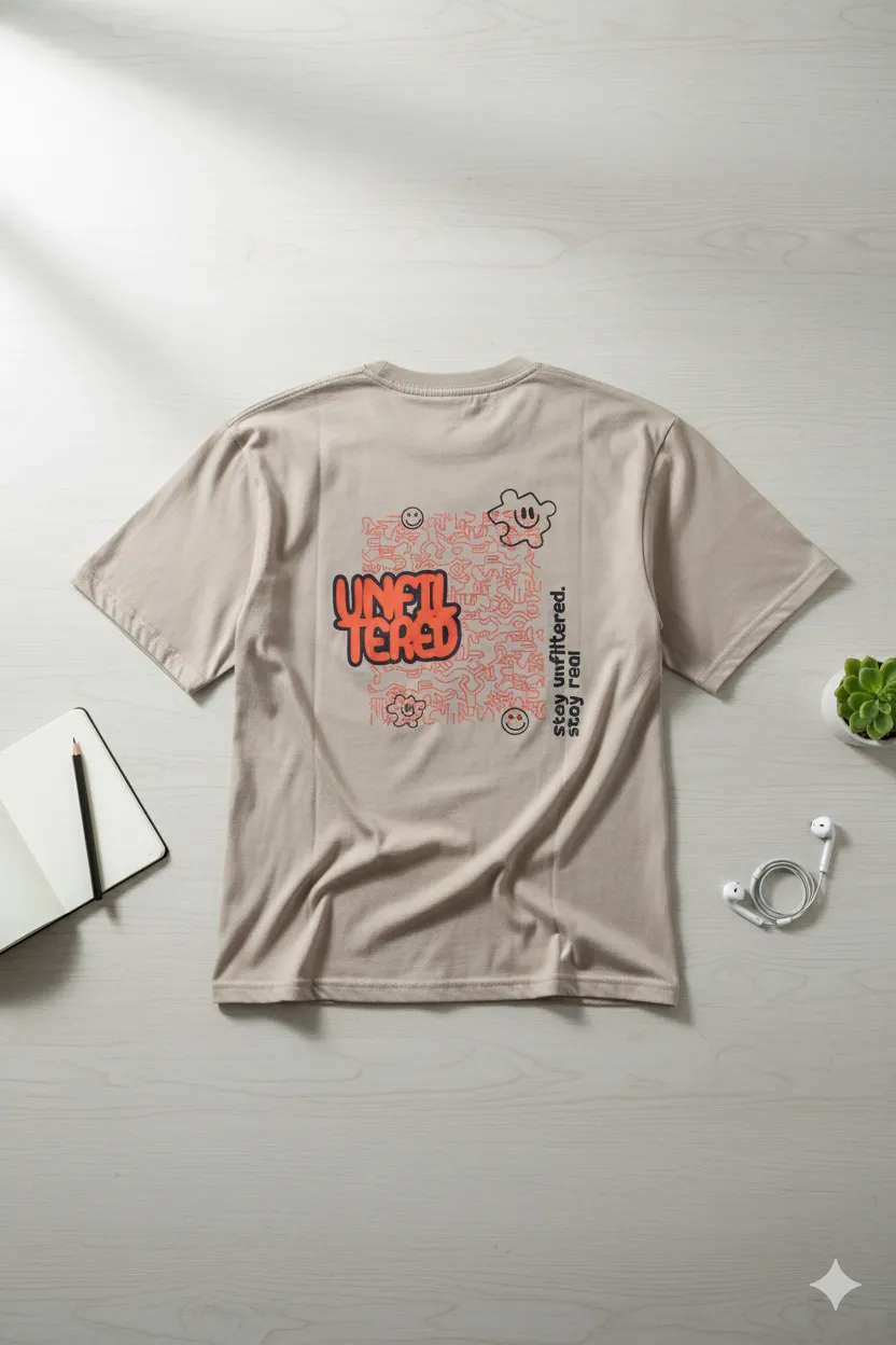Beige Oversized T-Shirt
