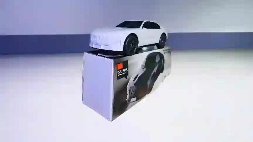 X-703 Car Shape Bluetooth Speaker – Wireless Music Speaker with RGB Lights | Tech by Hadi
