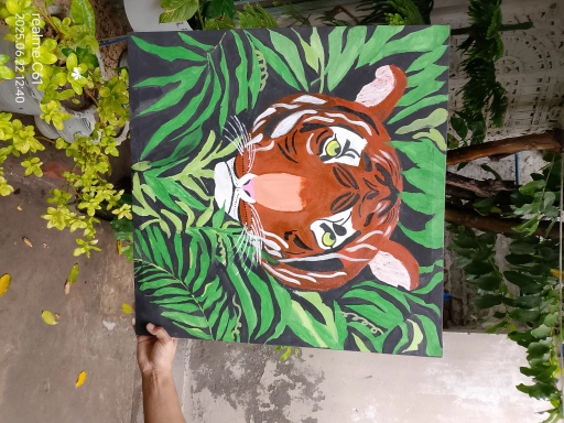 tiger 🐯 painting